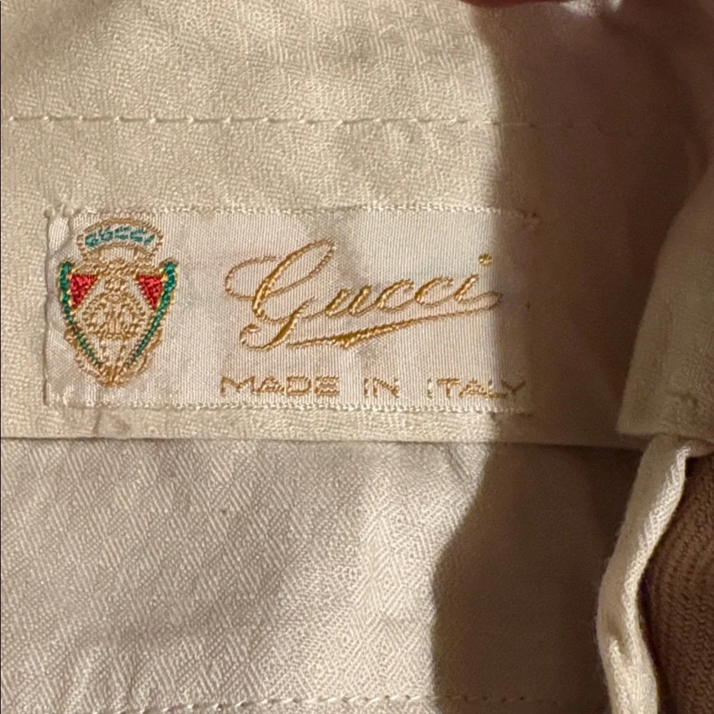😍😍😍😍😍RARE VINTAGE GUCCI SILK BLEND TROUSERS